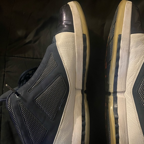 Nike Air Jordan 16 Retro "Midnight Navy" 2016 Men's Sz 13 White/Navy 683075-106 - Picture 8 of 8